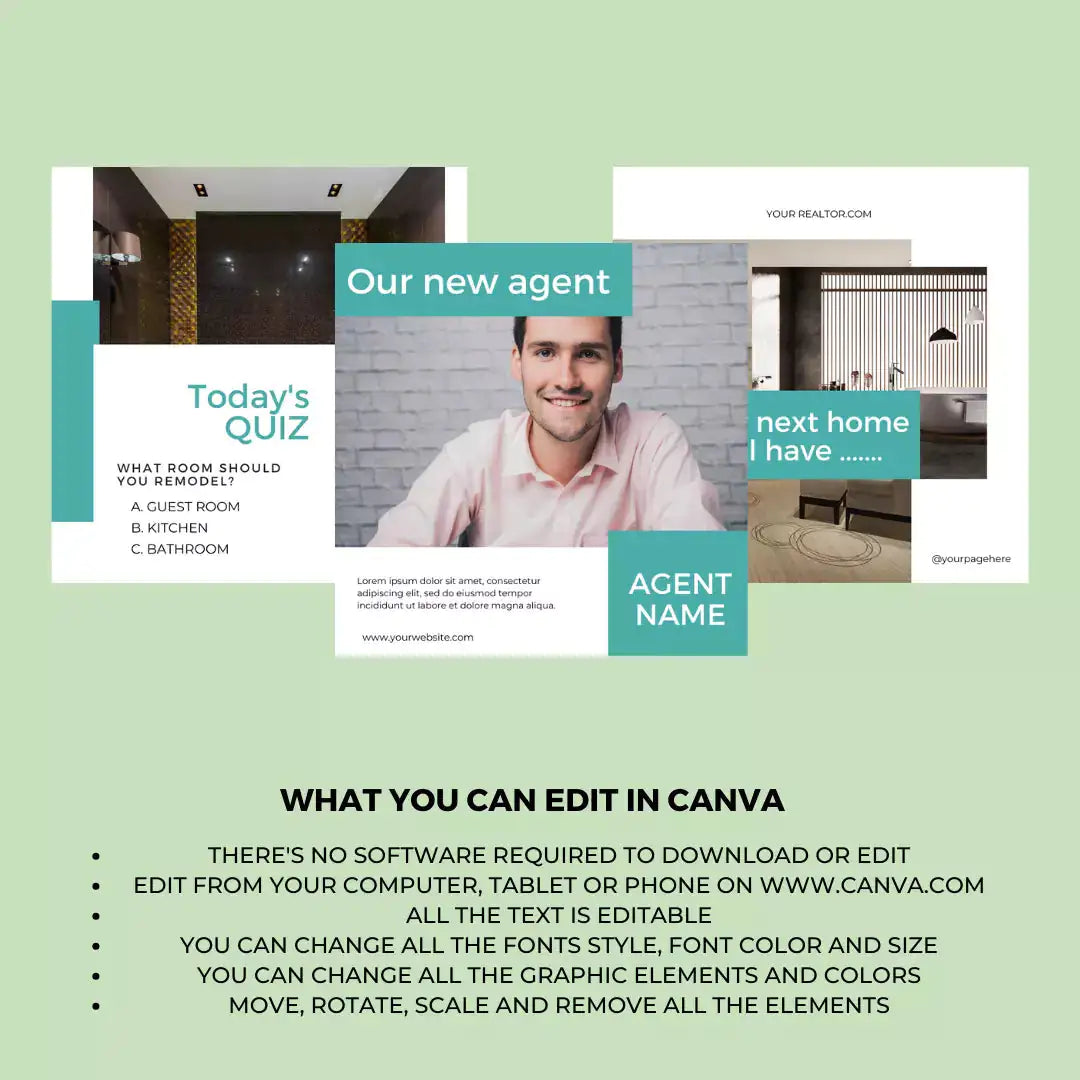 Downloadable Instagram Social Media Manager Template Style #3