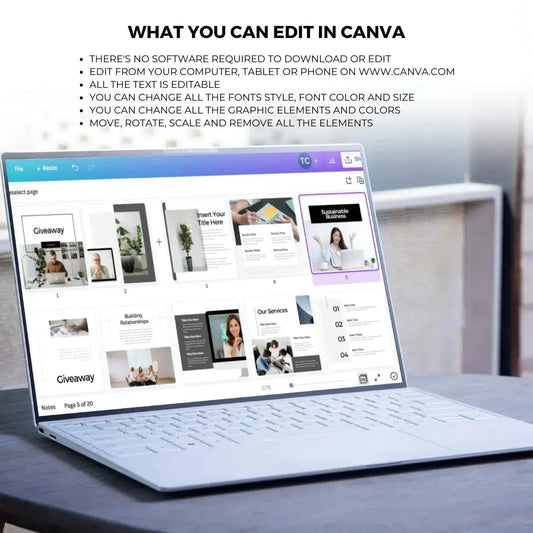 Downloadable Minimalist Business Social Media Template Bundle