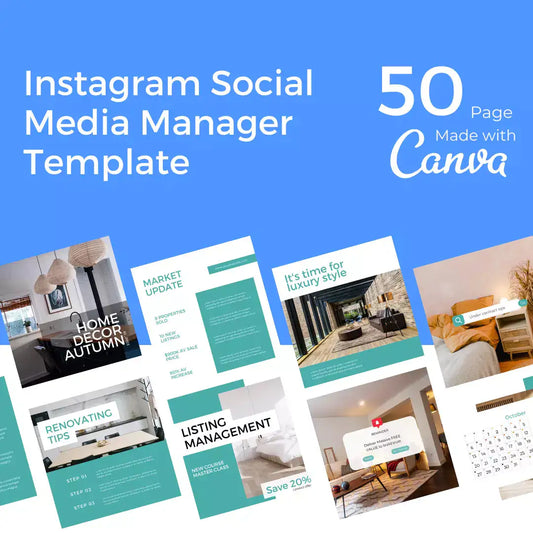 Downloadable Instagram Social Media Manager Template Style #3